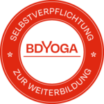Siegel des BDY (Berufsverband der Yogalehrenden in Deutschland e. V.) zur Selbstverpflichtung-Weiterbildung